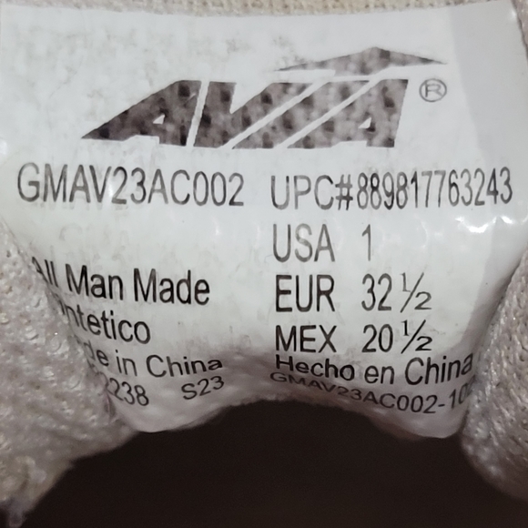 Pink and Red Avia sneakers size 1 - Picture 8 of 9